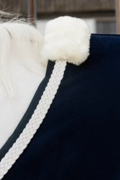Kentucky Horsewear Hästtäcken & Flughuvor|Kentucky Horsewear-Fleecetäcke Plaited Rope Navy