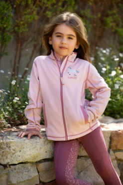 LeMieux Lemieux-Fleecetröja Mini Mari Junior Rosa