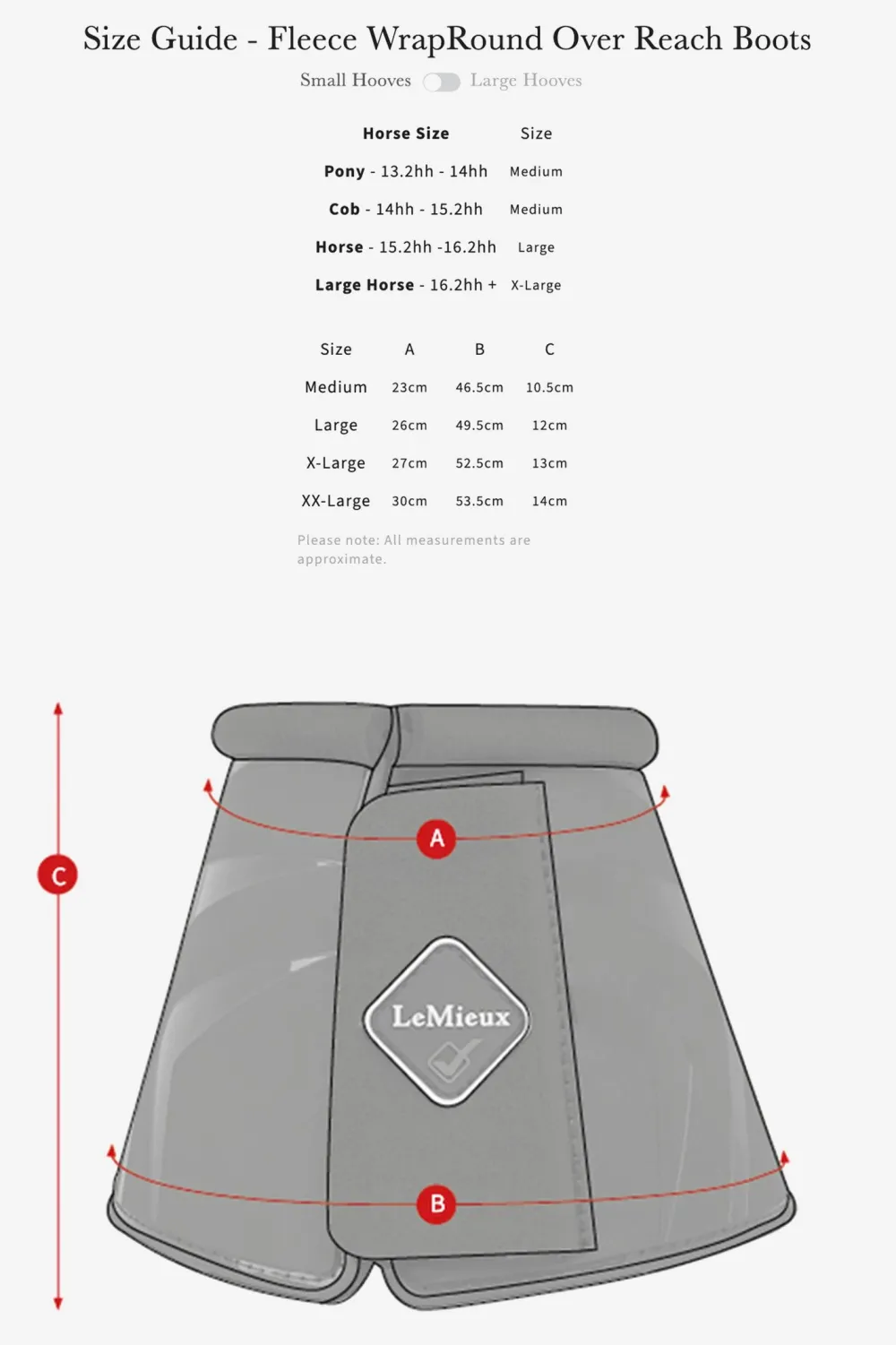 LeMieux Lemieux|Benskydd & Benlindor-Feece Wrapround Boots Svart/Cree