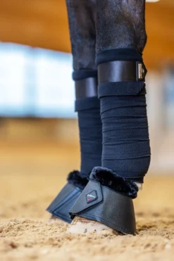 LeMieux Lemieux|Benskydd & Benlindor-Feece Wrapround Boots Svart