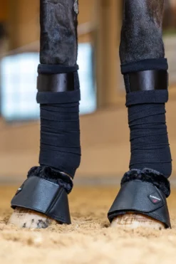 LeMieux Lemieux|Benskydd & Benlindor-Feece Wrapround Boots Svart