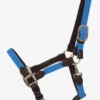 Kentucky Horsewear Grimmor & Grimskaft-Flätad Nylon Lädergrimma Ljusblå