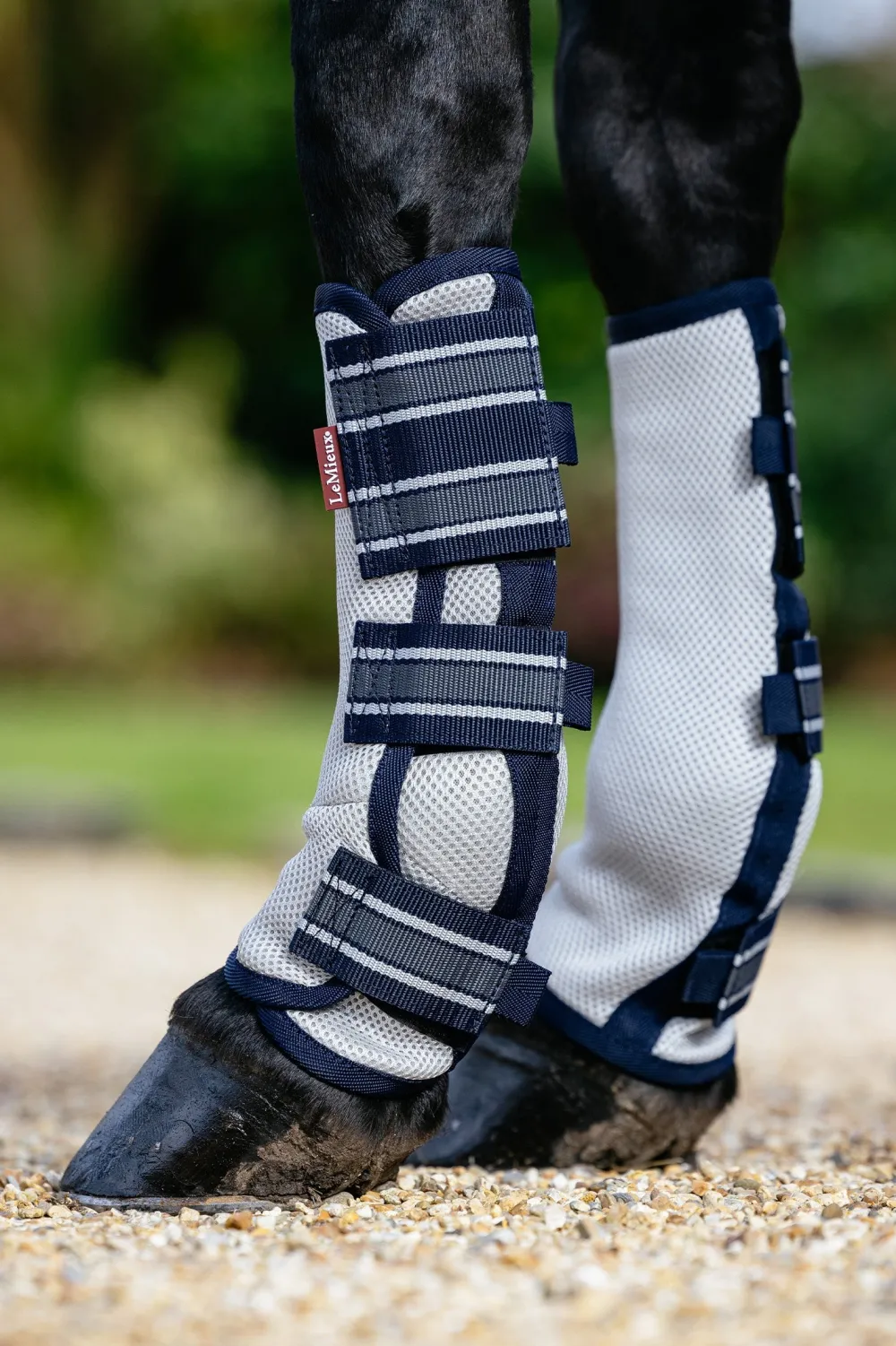 LeMieux Flugskydd|Benskydd & Benlindor-Flugbenskydd Arika Mesh navy