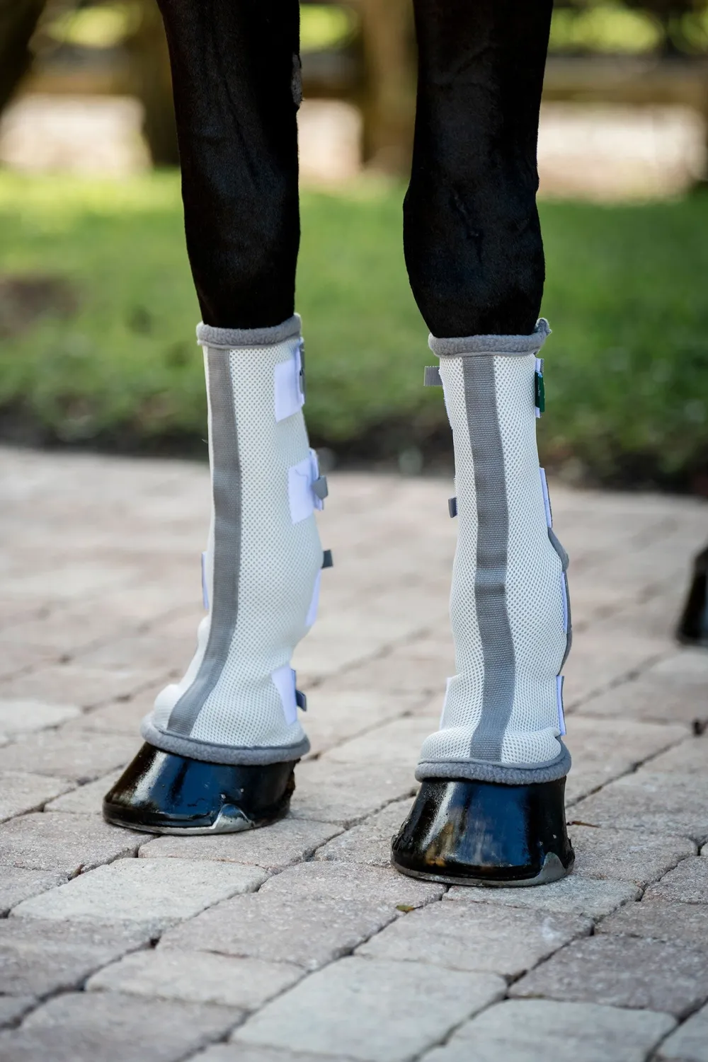 Horseware Horseware|Flugskydd-Flugbenskydd Silver/Grå/Silver