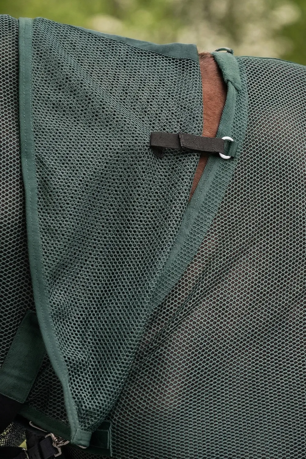 Waldhausen Hästtäcken & Flughuvor-Flughals Comfort Pine Green