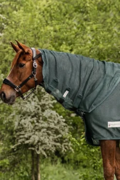 Waldhausen Hästtäcken & Flughuvor-Flughals Comfort Pine Green