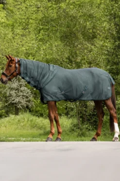 Waldhausen Hästtäcken & Flughuvor-Flughals Comfort Pine Green