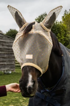 Kentucky Horsewear Kentucky Horsewear-Flughuva Hjärta Öron + Nos Beige