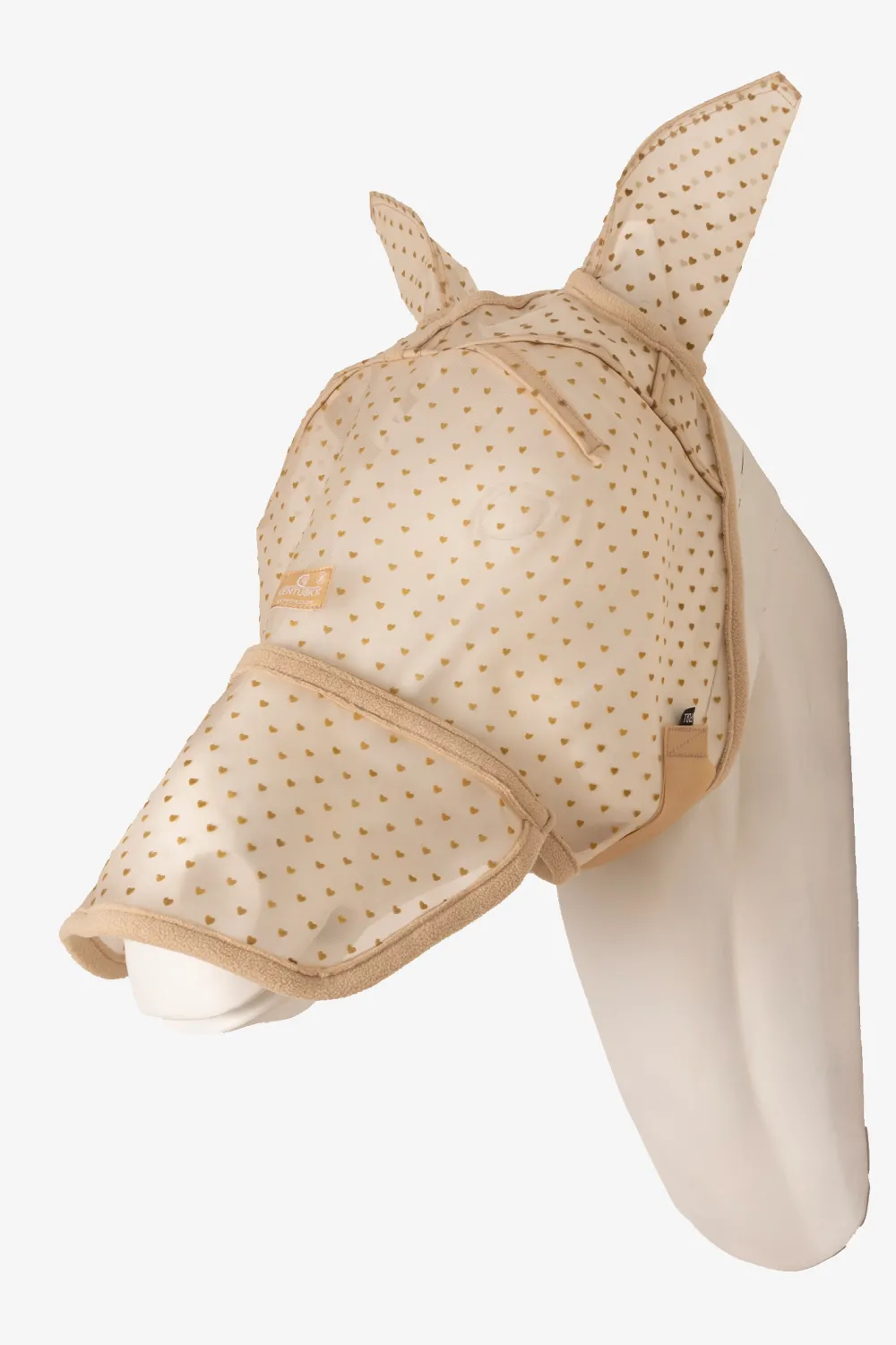 Kentucky Horsewear Kentucky Horsewear-Flughuva Hjärta Öron + Nos Beige