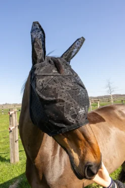 Kentucky Horsewear Kentucky Horsewear|Flugskydd-Flughuva Hjärta Öron + Nos Svart