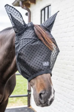 Kentucky Horsewear Kentucky Horsewear|Flugskydd-Flughuva Hjärta Öron + Nos Svart