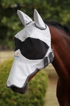 Shires Shires|Flugskydd-Flughuva Pro Öron+Mule Vit