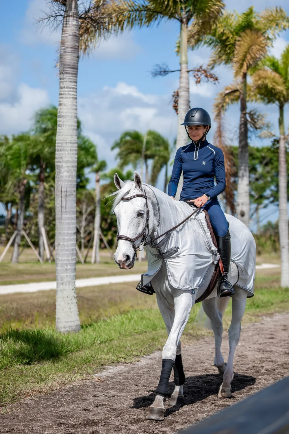 Horseware Horseware|Flugskydd-Flugridtäcke Amigo Grå/Silver