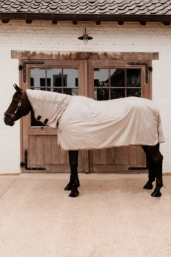 Kentucky Horsewear Kentucky Horsewear|Flugskydd-Flugtäcke Mesh Med Magplatta Beige