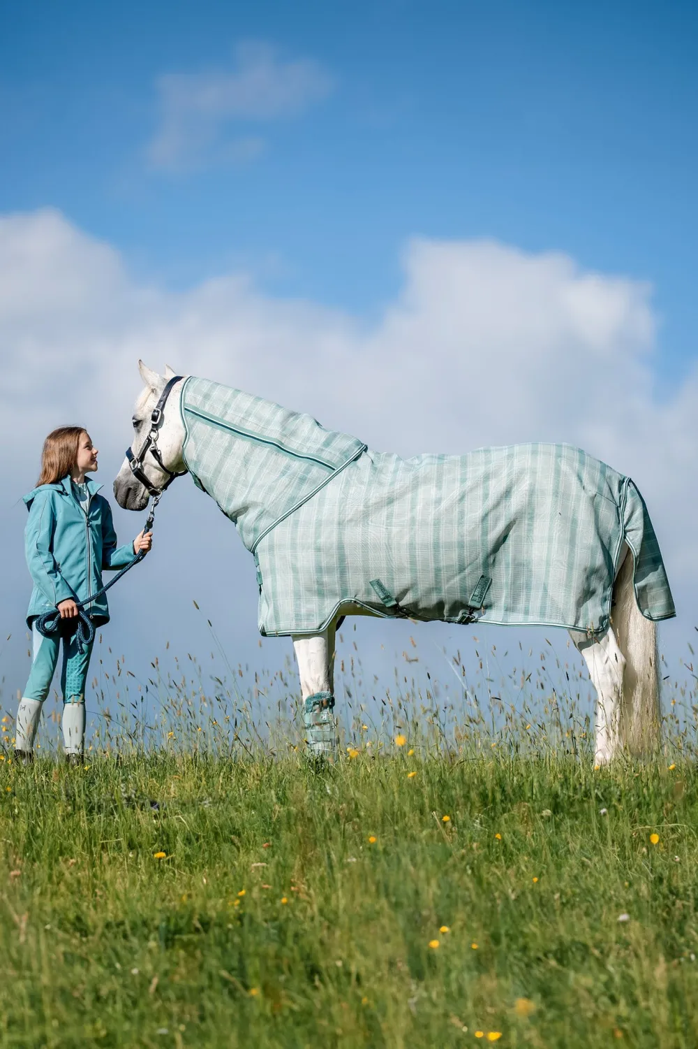 Horseware Horseware|Flugskydd-Flugtäcke Newmarket Ponny M.Hals Witney Navy