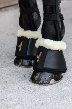 Kentucky Horsewear Kentucky Horsewear|Benskydd & Benlindor-Fårskinn äder Boots Svart/Crea