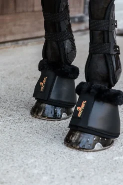 Kentucky Horsewear Benskydd & Benlindor-Fårskinn Läder Boots Svart/Svart