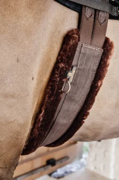 Kentucky Horsewear Sadelgjordar & Tillbehör-Fårskinnsgjord Brun/Brun