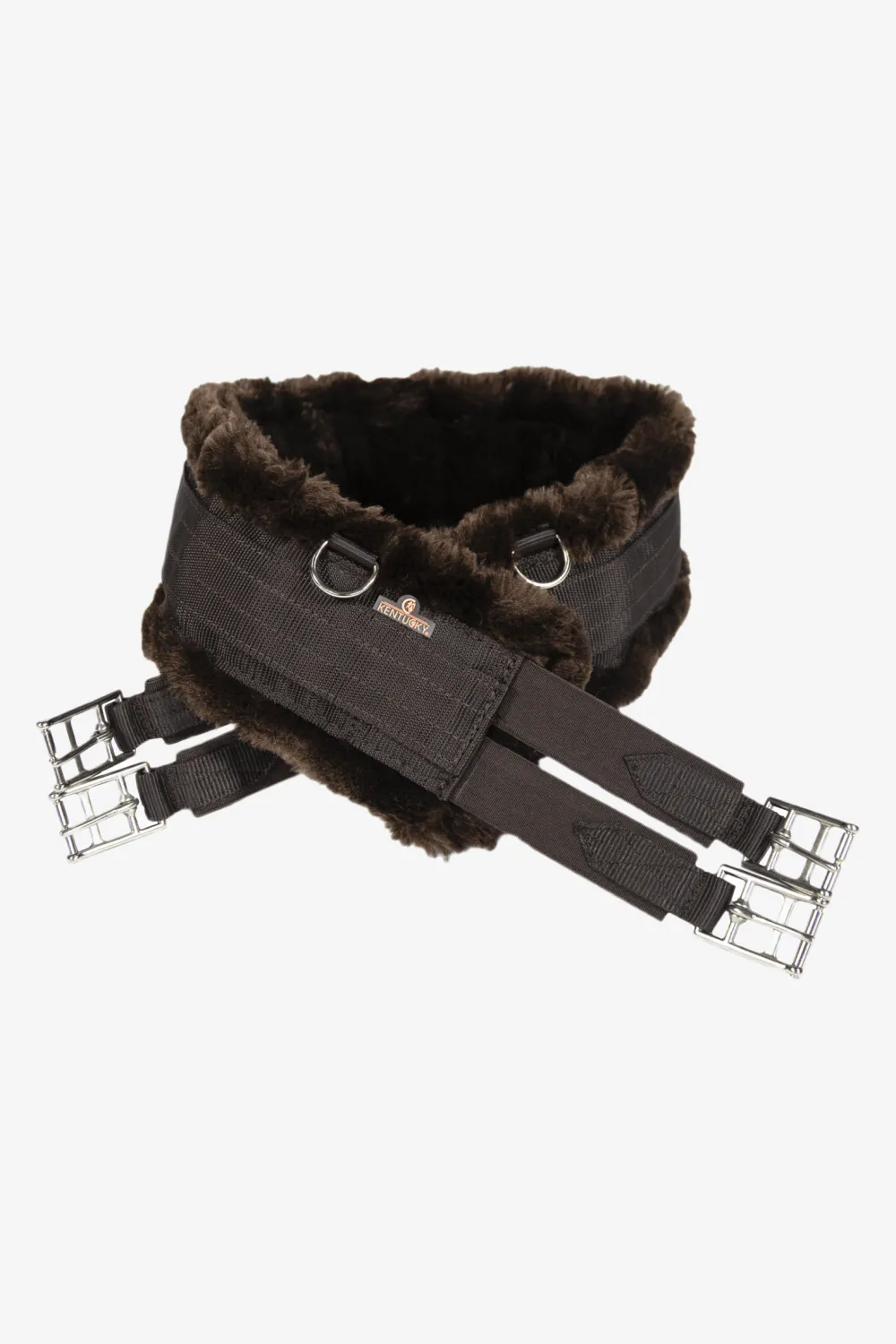Kentucky Horsewear Sadelgjordar & Tillbehör-Fårskinnsgjord Brun/Brun
