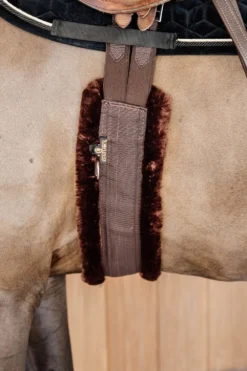 Kentucky Horsewear Sadelgjordar & Tillbehör-Fårskinnsgjord Brun/Brun