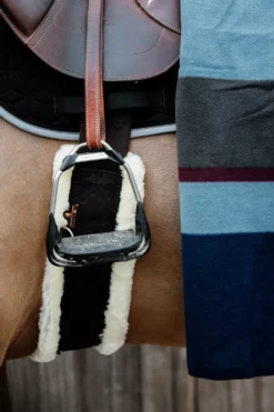 Kentucky Horsewear Sadelgjordar & Tillbehör-Fårskinnsgjord Svart