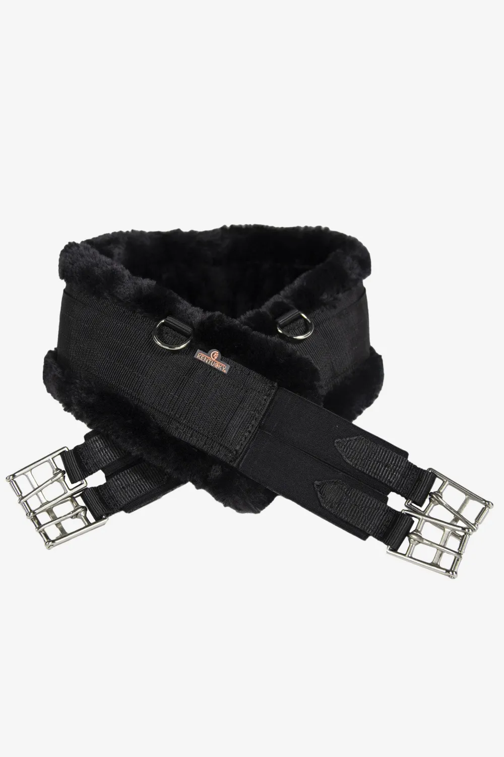 Kentucky Horsewear Kentucky Horsewear|Sadelgjordar & Tillbehör-Fårskinnsgjord Svart/Svart