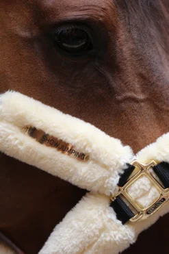 Kentucky Horsewear Grimmor & Grimskaft-Fårskinnsgrimma Natur