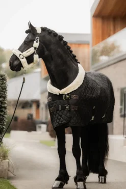 Kentucky Horsewear Grimmor & Grimskaft-Fårskinnsgrimma Natur
