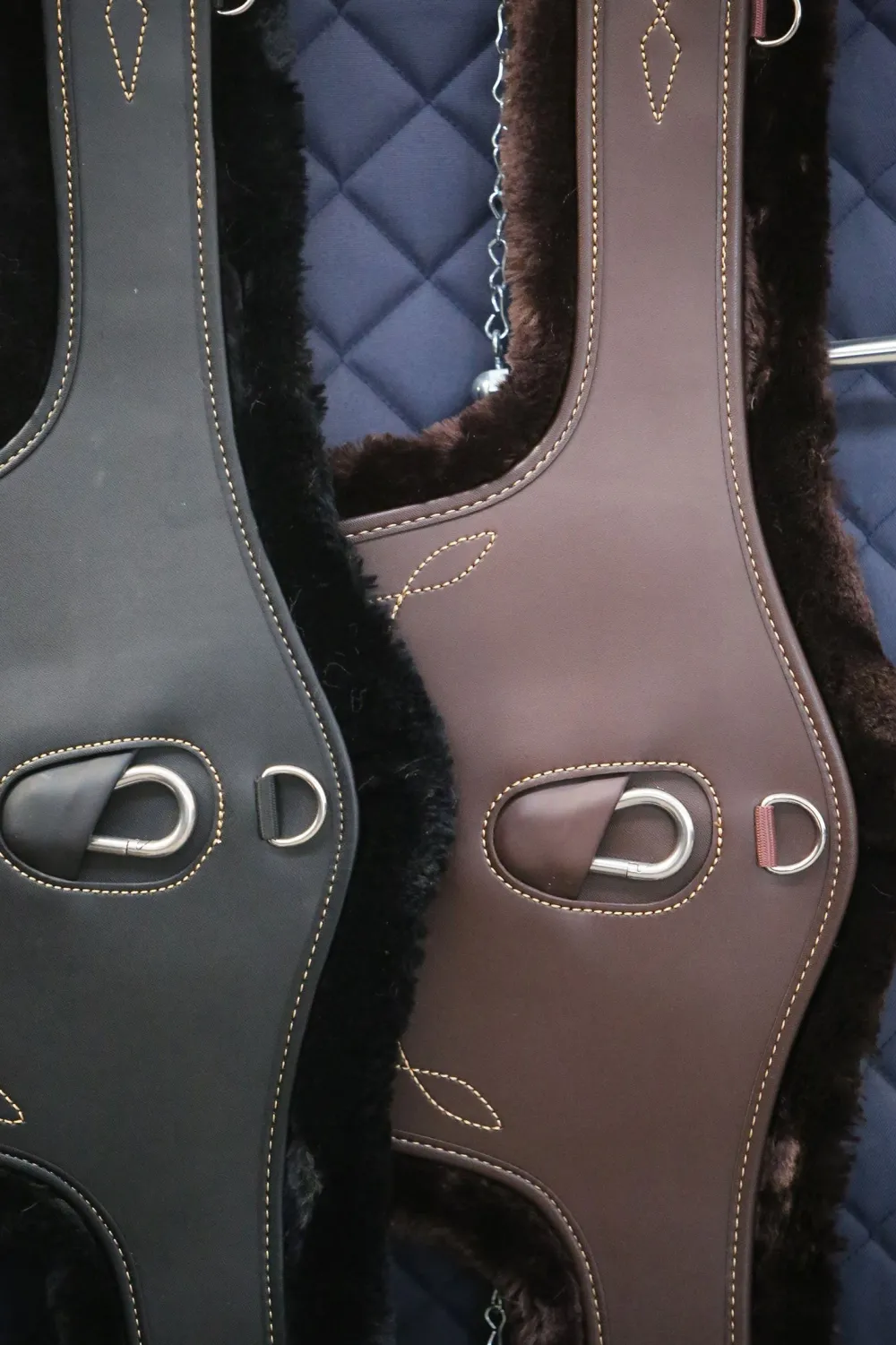 Kentucky Horsewear Sadelgjordar & Tillbehör-Fårskinn till Magplatta