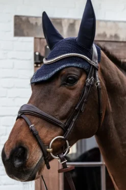 Kentucky Horsewear Kentucky Horsewear|Schabrak & Huvor-Glitter Stone Set Navy