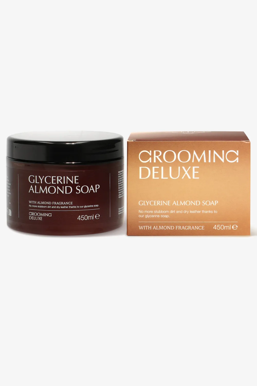 Grooming Deluxe Grooming Deluxe|Skötsel & Hästvård-Glycerin Lädertvål Mandel 450ml