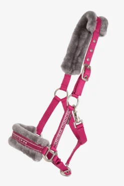 Horse Unique Grimmor & Grimskaft-Grimma med Päls Cerise/Grå Shettland