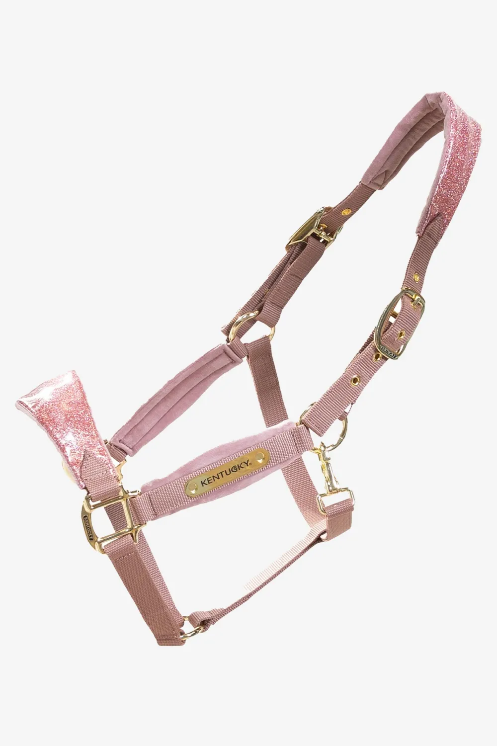 Kentucky Horsewear Kentucky Horsewear|Grimmor & Grimskaft-Grimma Velvet Enhörning Glitter Rosa