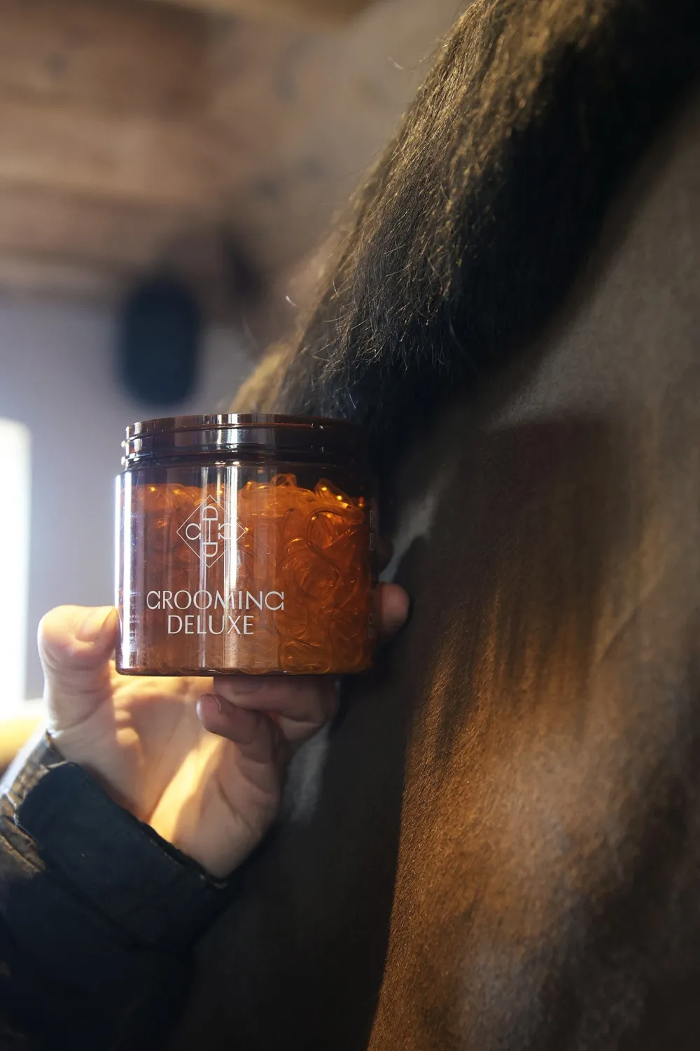 Grooming Deluxe Grooming Deluxe|Ryktväskor & Ryktborstar-Gummiband 1500pcs transparent