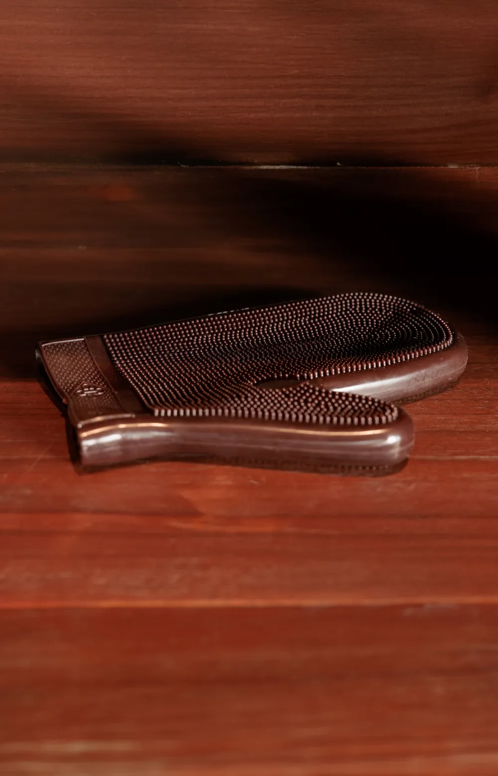 Grooming Deluxe Grooming Deluxe|Ryktväskor & Ryktborstar-Gummihandske Brun