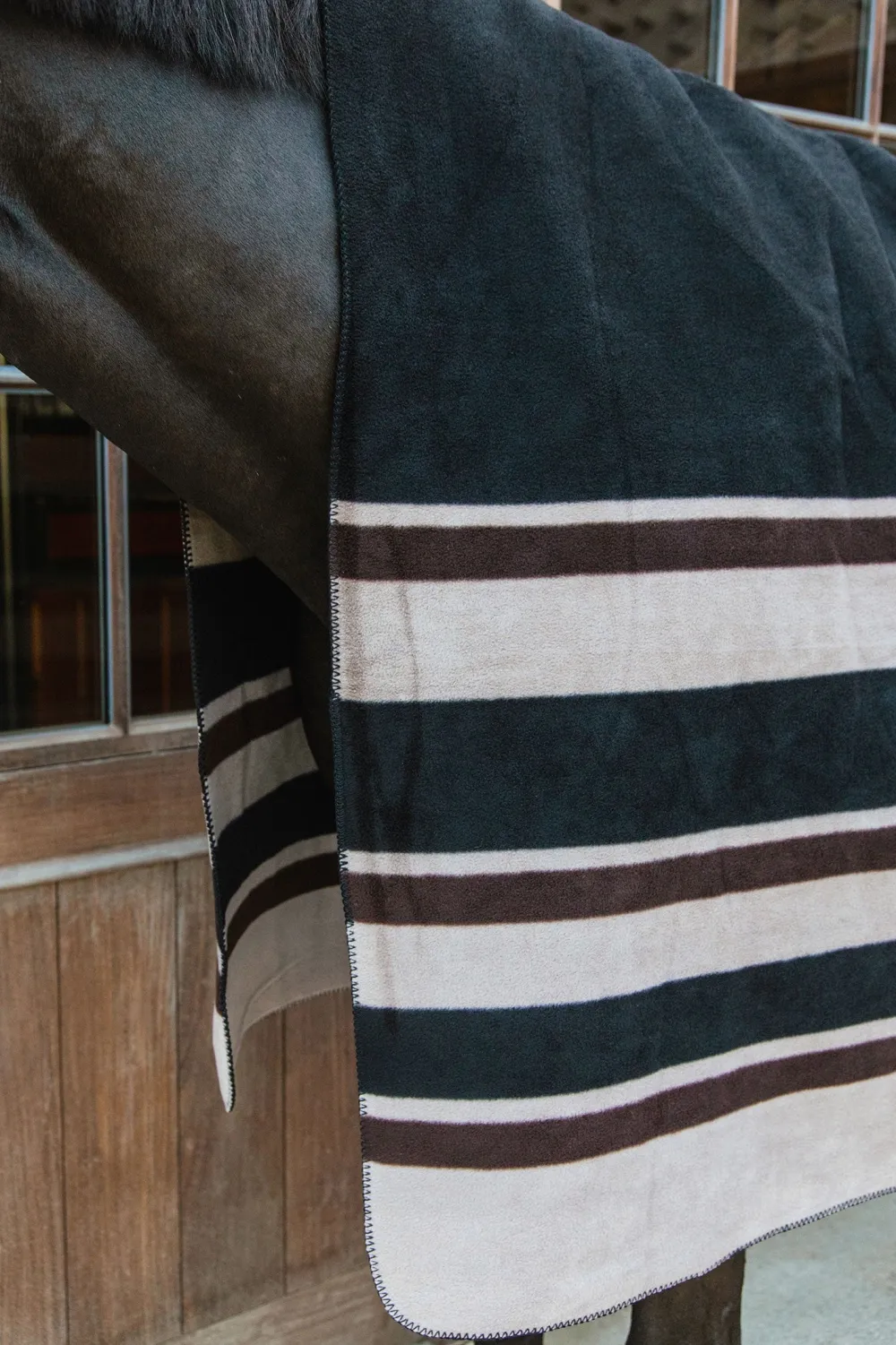 Kentucky Horsewear Hästtäcken & Flughuvor|Kentucky Horsewear-Heavy Fleecefilt 210*200 Brun/Beige