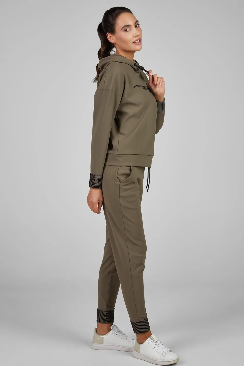 Pikeur Pikeur|Tröjor & Toppar-Hoodtröja Selection Slate Brown