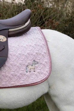 Kentucky Horsewear Kentucky Horsewear|Schabrak & Huvor-Hoppschabrak Enhörning Glitter Ljusrosa