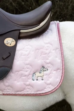 Kentucky Horsewear Kentucky Horsewear|Schabrak & Huvor-Hoppschabrak Enhörning Glitter Ljusrosa