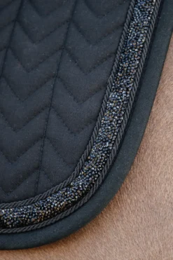 Kentucky Horsewear Kentucky Horsewear|Schabrak & Huvor-Hoppschabrak Glitter Stone Ponny Black