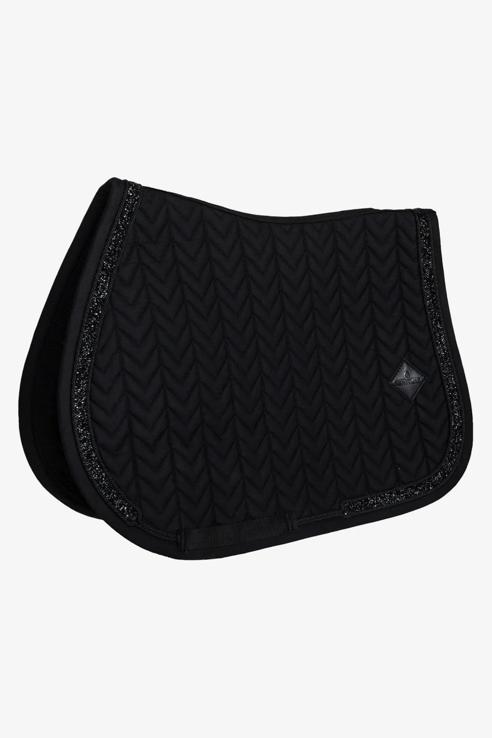 Kentucky Horsewear Kentucky Horsewear|Schabrak & Huvor-Hoppschabrak Glitter Stone Ponny Black