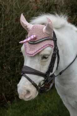 Kentucky Horsewear Kentucky Horsewear|Schabrak & Huvor-Huva Wellington Enhörning Glitter Ljusrosa