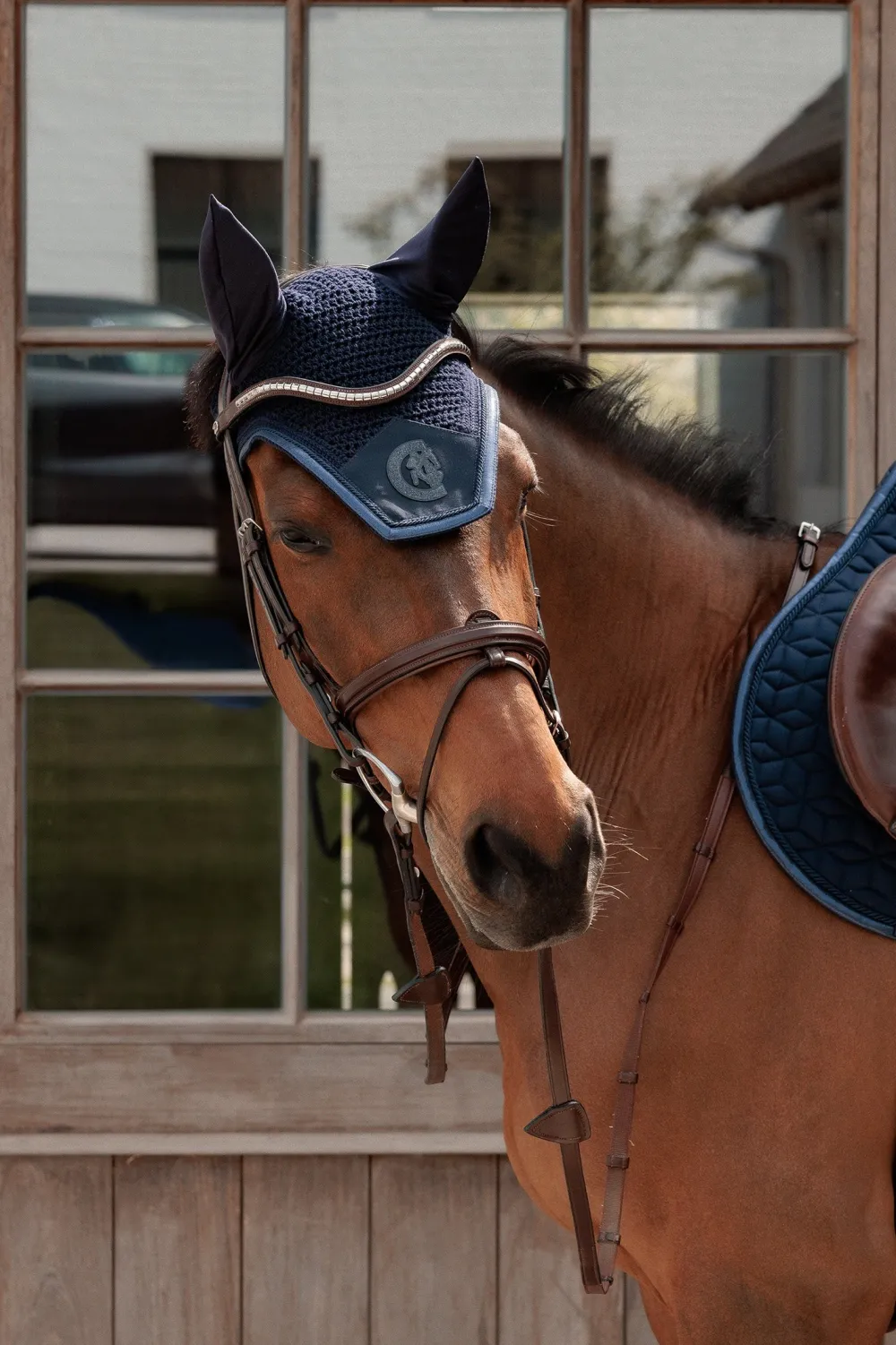 Kentucky Horsewear Kentucky Horsewear|Schabrak & Huvor-Huva Wellington Sparkling Navy