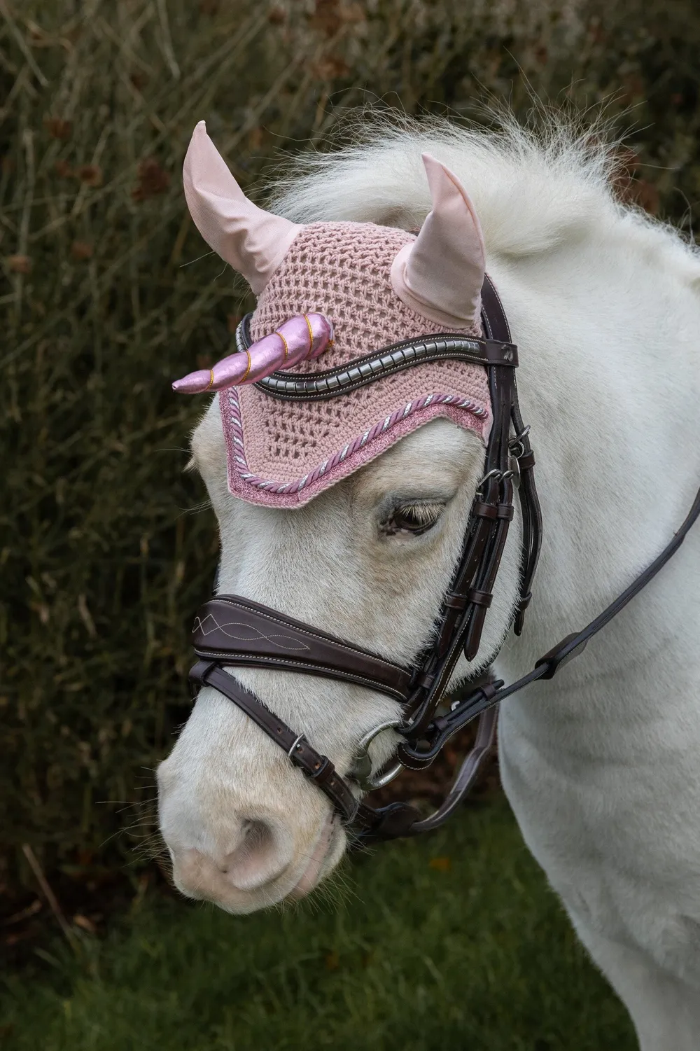 Kentucky Horsewear Kentucky Horsewear|Schabrak & Huvor-Huva Wellington Unicorn Glitter Ljusrosa