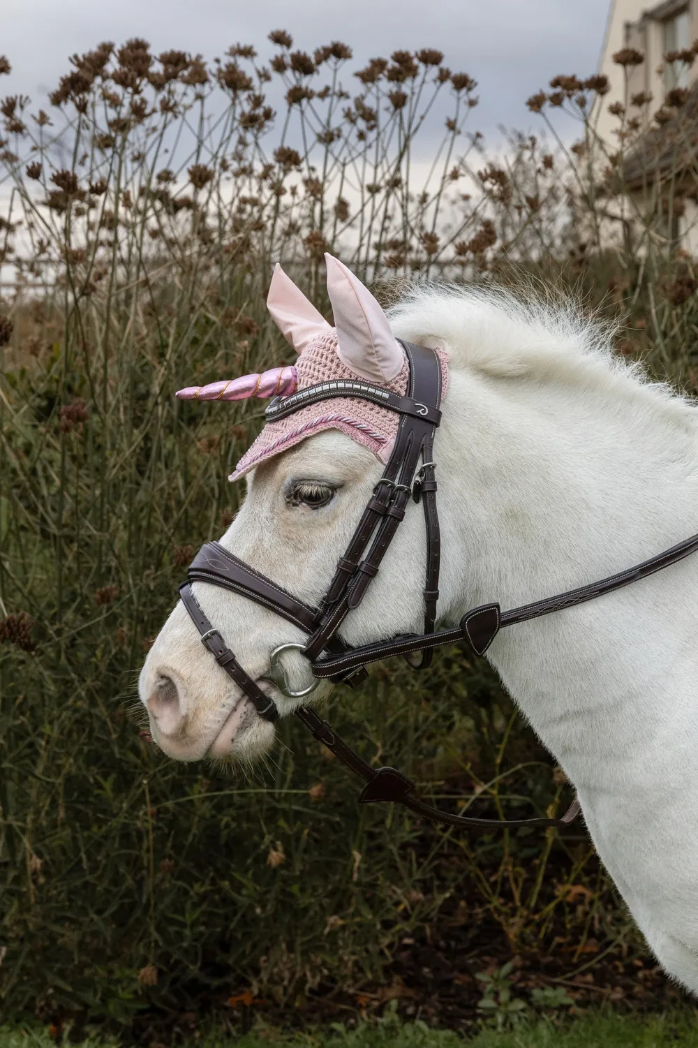Kentucky Horsewear Kentucky Horsewear|Schabrak & Huvor-Huva Wellington Unicorn Glitter Ljusrosa