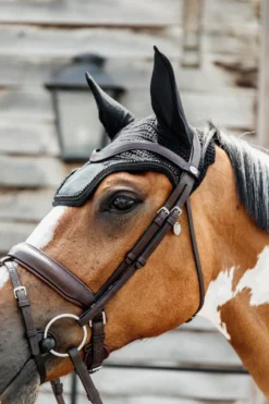 Kentucky Horsewear Schabrak & Huvor-Huva Wellington Velvet Pearls Svart
