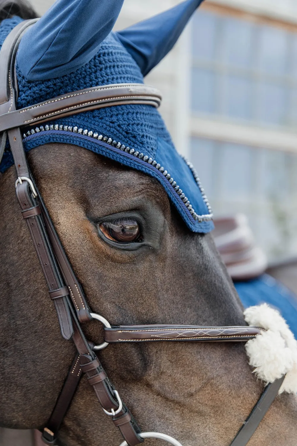 Kentucky Horsewear Kentucky Horsewear|Schabrak & Huvor-Huva Wellington Velvet Pearls Navy