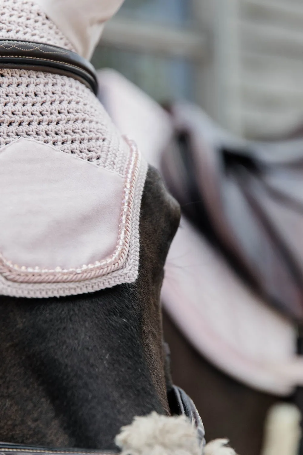 Kentucky Horsewear Kentucky Horsewear|Schabrak & Huvor-Huva Wellington Velvet Pearls Soft Rose