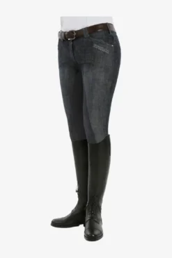 Kingsland Ridbyxor & Tights-Kelly Slim Fit Denim Ridbyxor