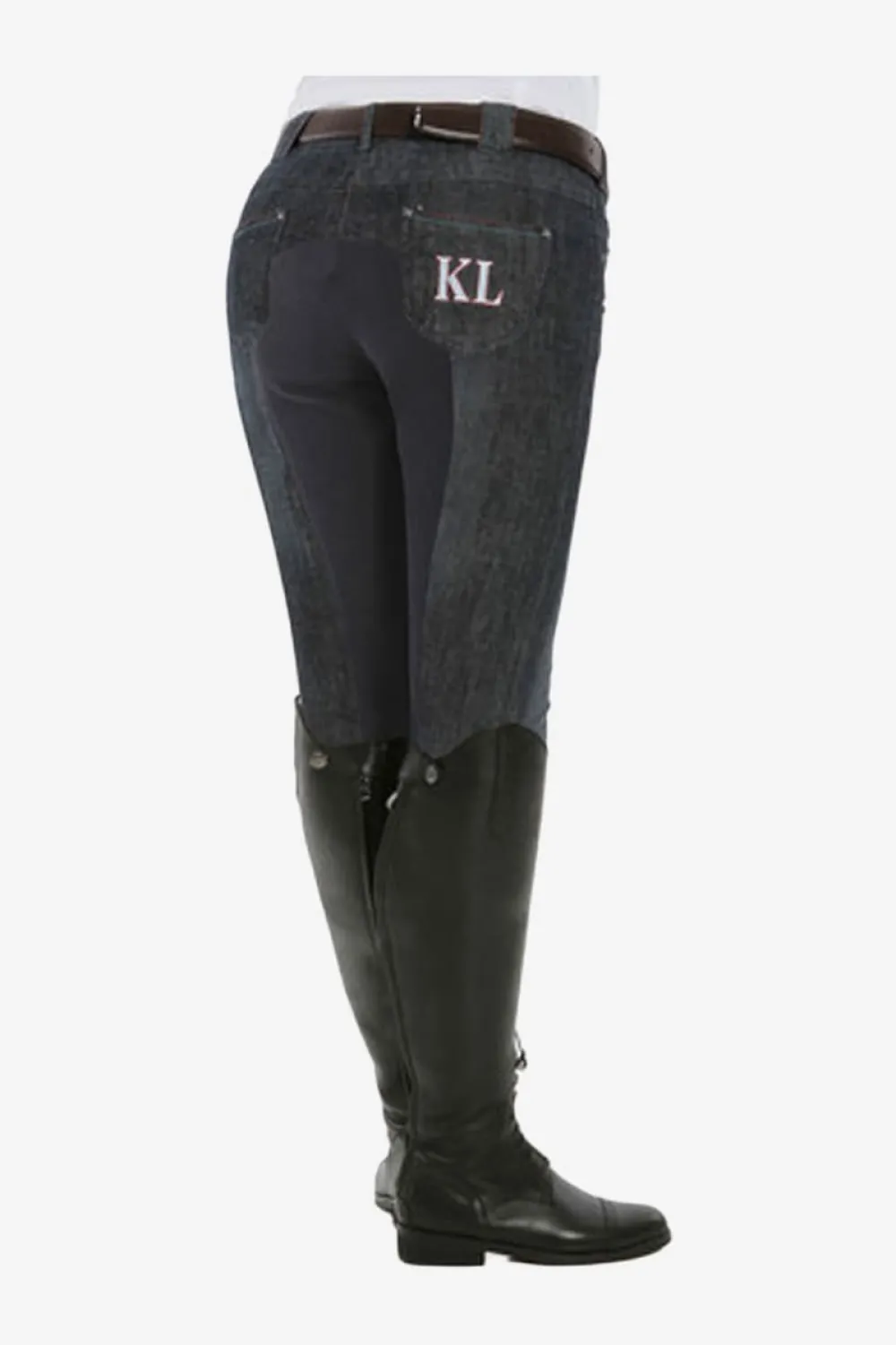 Kingsland Ridbyxor & Tights-Kelly Slim Fit Denim Ridbyxor